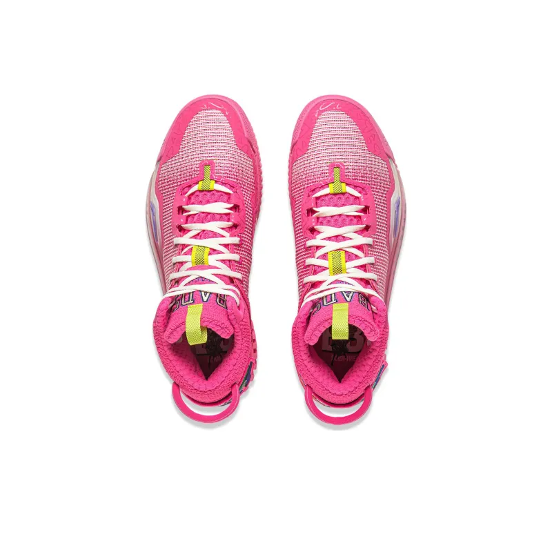 LiNing Badfive 3 Cushioned Slip Resistant Low Top Basketball Shoes Men's Pink-3