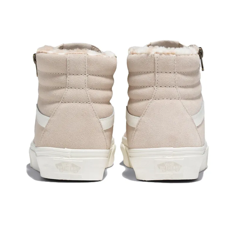 Vans Sk8 Hi Reissue Side Zip Cozy Hug Sherpa 'Beige'-2