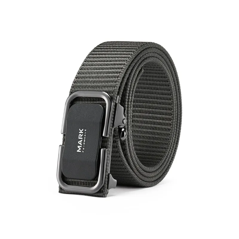FAIRWHALE Slouchy Design, No Clips Automatic Inward Curling Hair Woven Sports Belts Men's Width 3.4CM-1