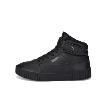 PUMA Carina 2.0 Cushioned Slip-Resistant Coverage Mid-Top Casual Shoes Women's Black