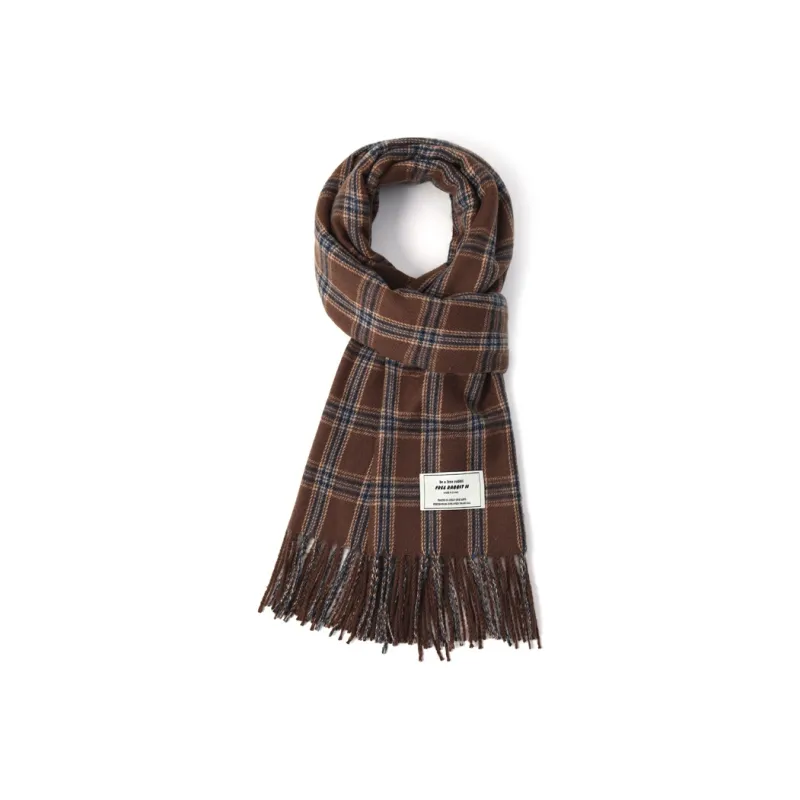 FREE RABBITⅡ Plush Yarn Scarf Unisex-8