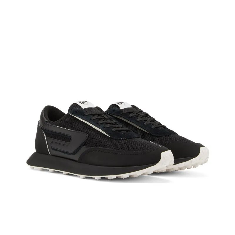 DIESEL S Racer Low Top Casual Shoes Men's Black-1