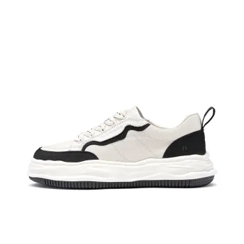 Hush Puppies Black White Cloud Skateboard Shoes Women's