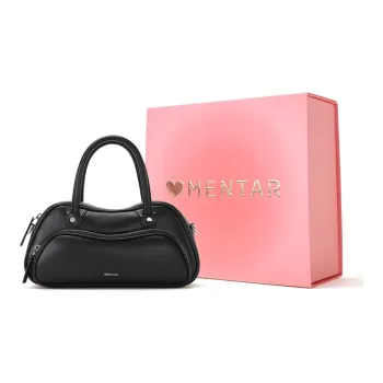 Omentar Cow Leather Frog Bag, Crossbody Bag, Shoulder Bag, Handbag Large Size Women's Solid Color