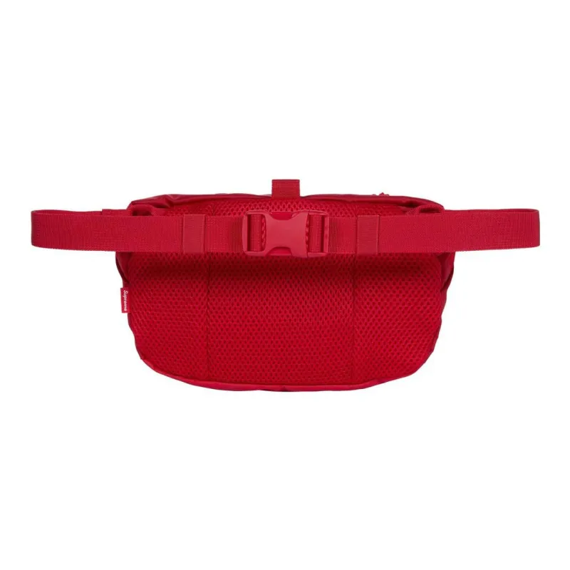 Supreme Waterproof Nylon Crossbody Bag, Fanny Pack Regular Unisex Red-4