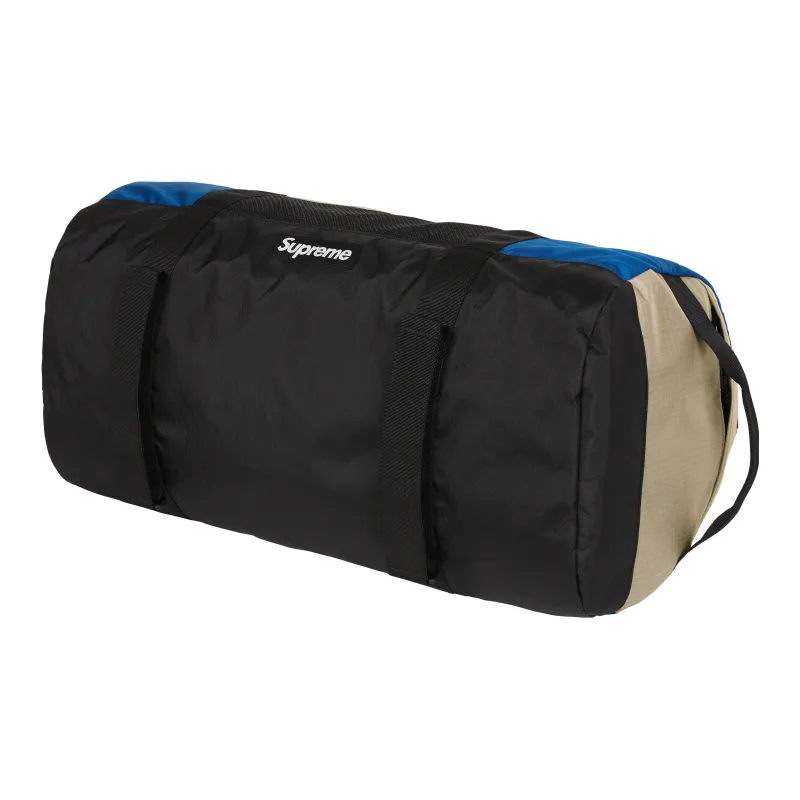 Supreme Nylon Gym Bag, Shoulder Bag, Crossbody Bag, Handbag, Travel Bag 42L Unisex Blue Gray Multicolor-7