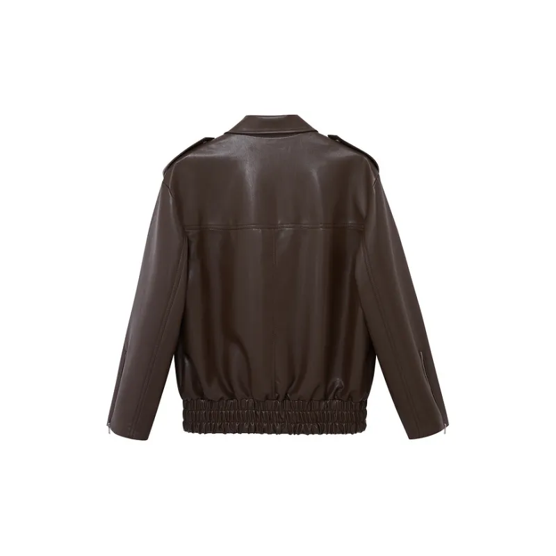 D'zzit Cropped Coats Women's Tawny-1