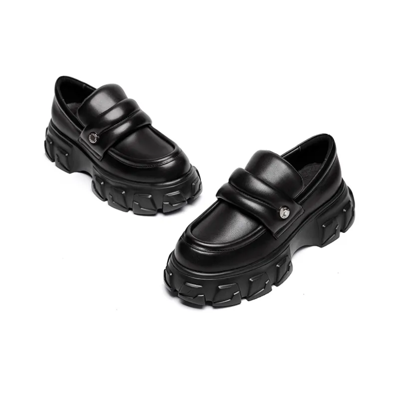 CHERYKALLY Loafers 6cm Women's Black-3