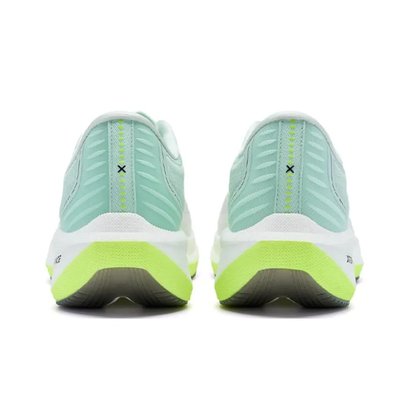 XTEP Integrated Molding Generation 1 Cushioning Wear-Resistant Low-Top Running Shoes Men's Foam Green/Sail White-4