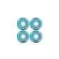 P-Blue White Street Wheels
