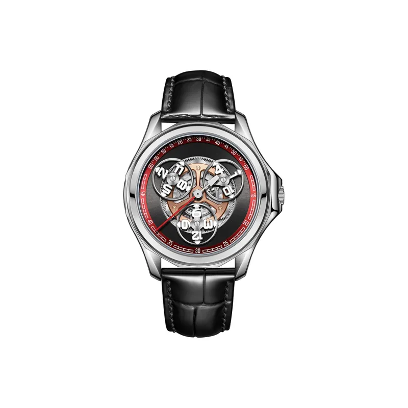 REEF TIGER Automatic Mechanical Movement Watch Men's Watches Silver Dial OBL DK-0