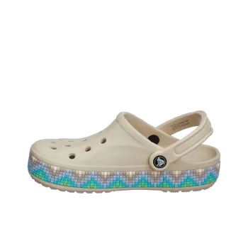 Crocs Bayaband Chevron Band Clogs 'Stucco Multi'