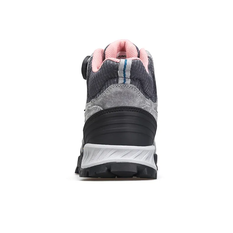 HUMTTO High Top Outdoor Shoes Women's Gray-3