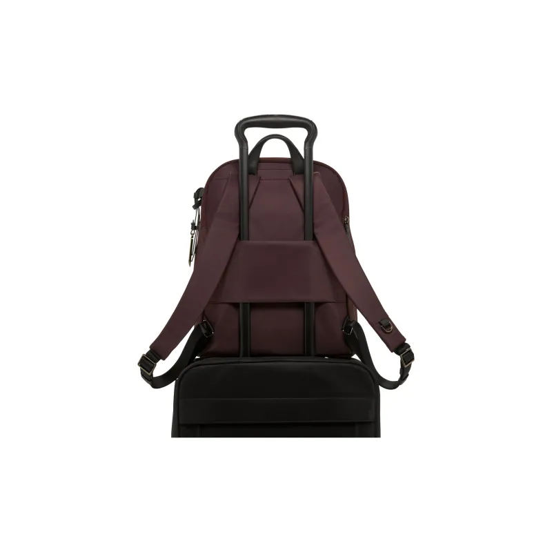 TUMI Nylon Backpack Regular Unisex Dark Plum Purple Red-4