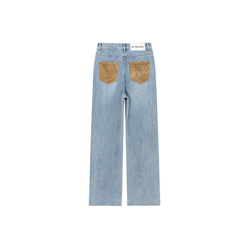NO ONE ELSE Jeans Women's Denim Blue-1