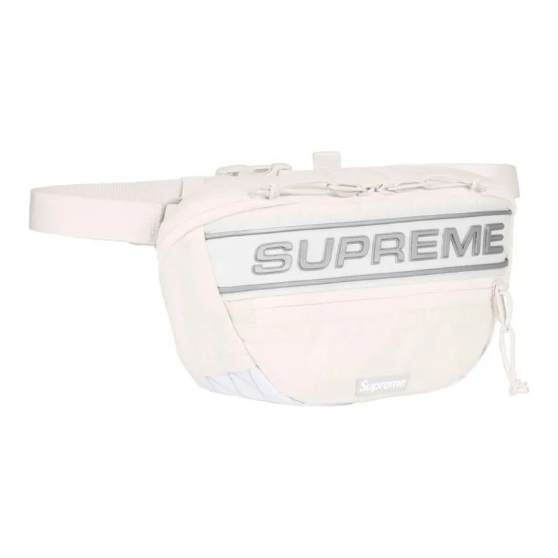 Supreme Nylon Crossbody Bag, Fanny Pack Regular Unisex White-1