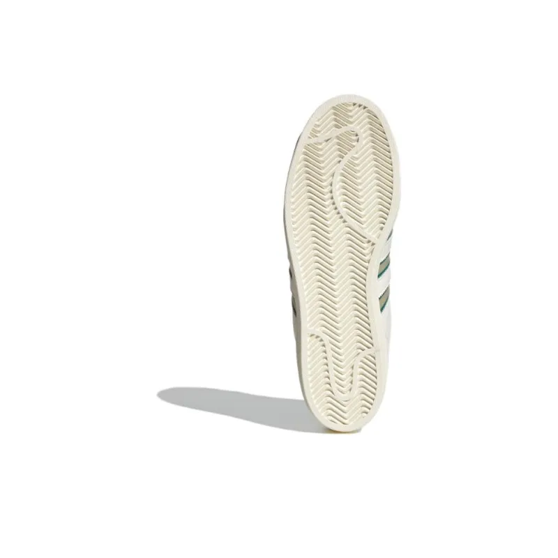 Adidas Originals Superstar Shoes 'Cream White Green Gold'-4
