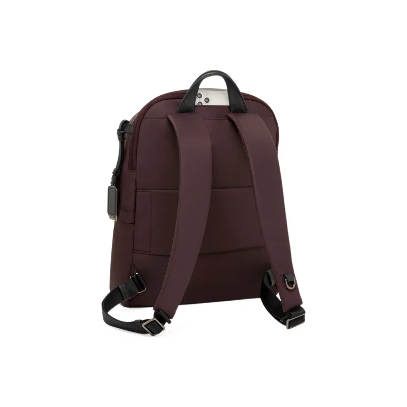 TUMI Nylon Backpack Regular Unisex Dark Plum Purple Red-3