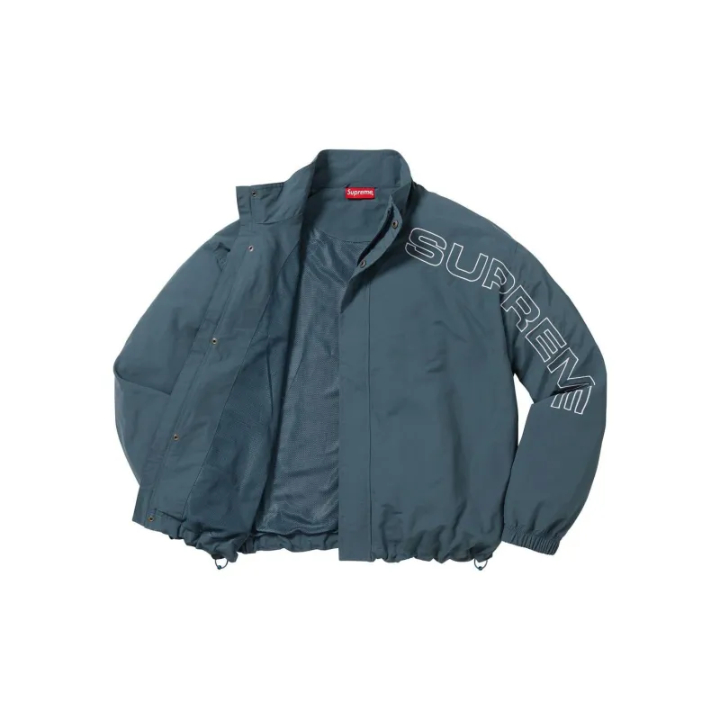 Supreme Spellout Embroidered Track Jacket-10