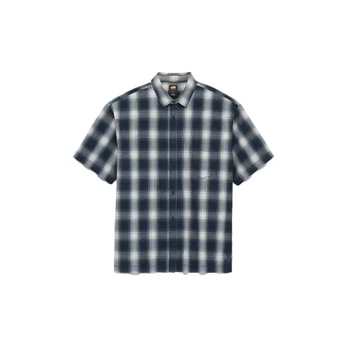 Vans Nick Michel Shirts Men Blue