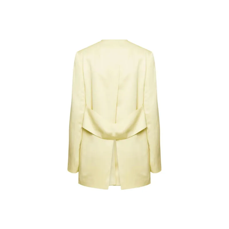 JIL SANDER V Neck Single Breasted Tailored Blazer-1