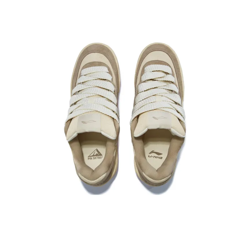 LiNing GOS 2000 Non slip Breathable And Wear resistant Low Top Skateboard Shoes Men's Tawny-3