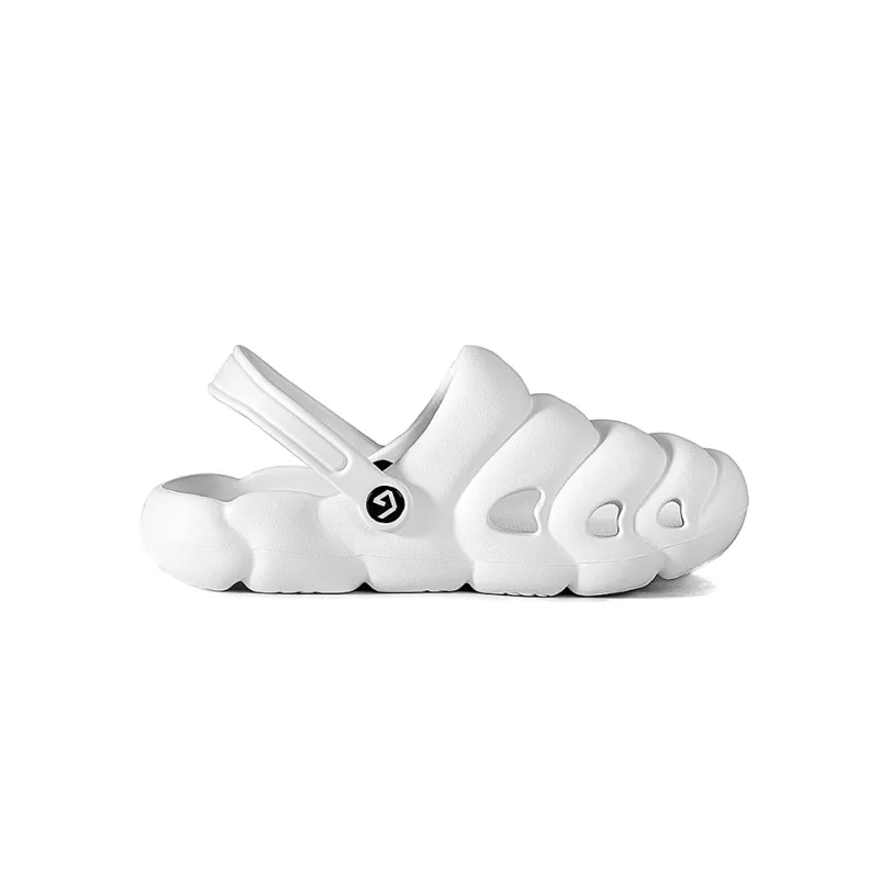 GOTO Donut Beach Sandals Women's Iridescent White-1