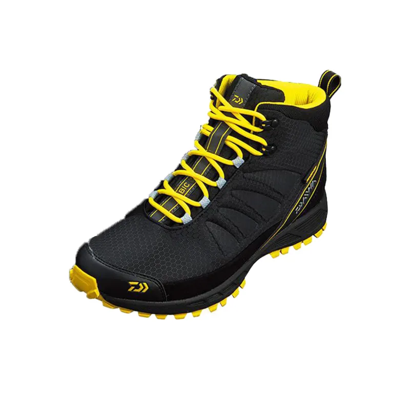 DAIWA Slip-Resistant Water-Resistant High-Top Outdoor Shoes Men's-0
