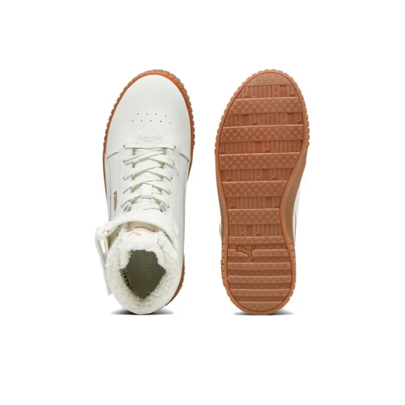 PUMA Carina 2.0 2.0 Cushioning Wear-Resistant Mid-Top Casual Shoes Women's Gold-3