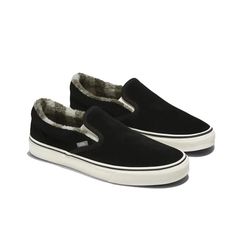 Vans Classic Slip On Cozy Hug Sherpa 'Black'-1