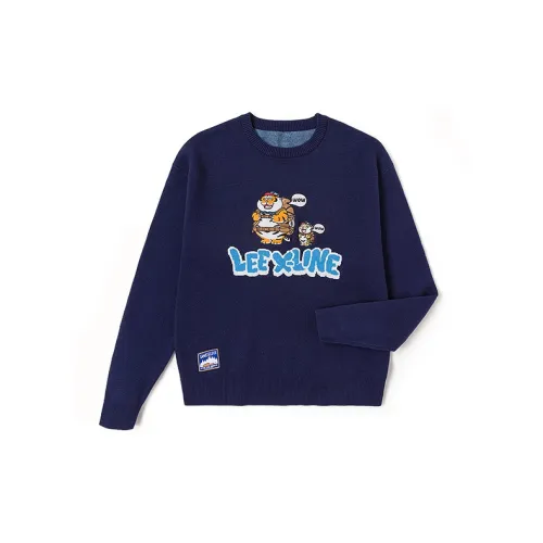 Lee Sweaters Unisex Marine Blue