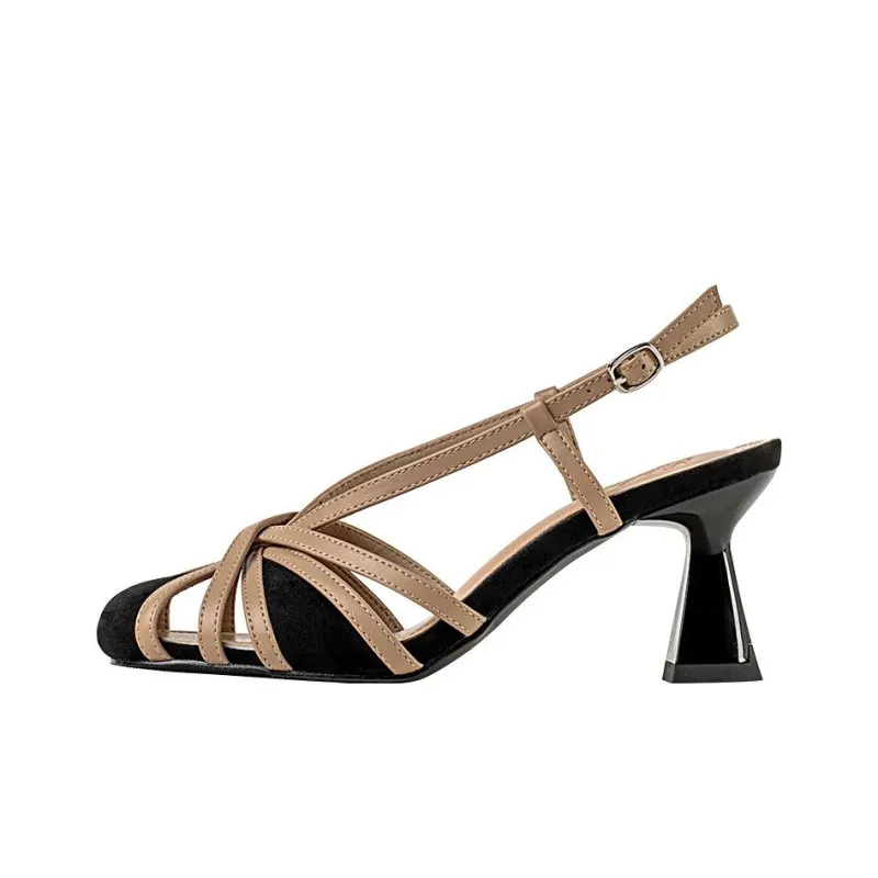 Wonderful Couple Roman Sandals 8cm Women's-0