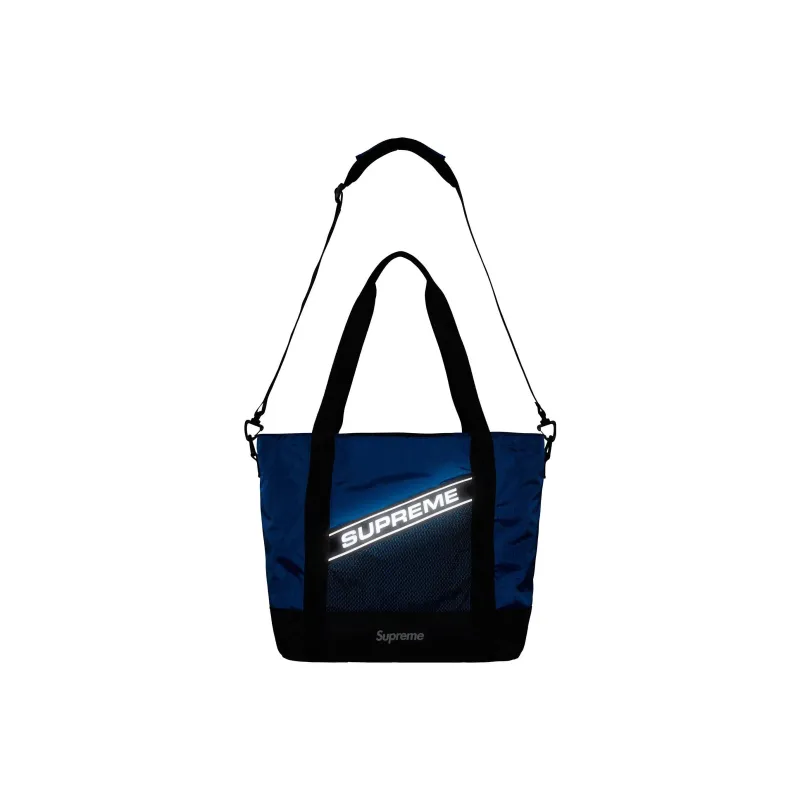 Supreme Waterproof Nylon Tote Bag, Shopping Bag, Handbag Regular Unisex Blue-2