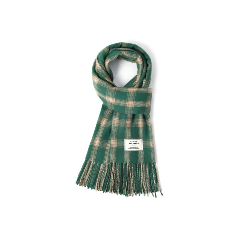 FREE RABBITⅡ Plush Yarn Scarf Unisex-4