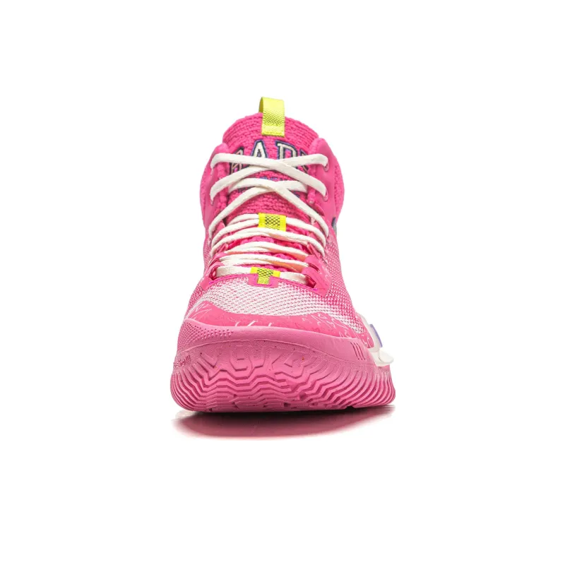LiNing Badfive 3 Cushioned Slip Resistant Low Top Basketball Shoes Men's Pink-4