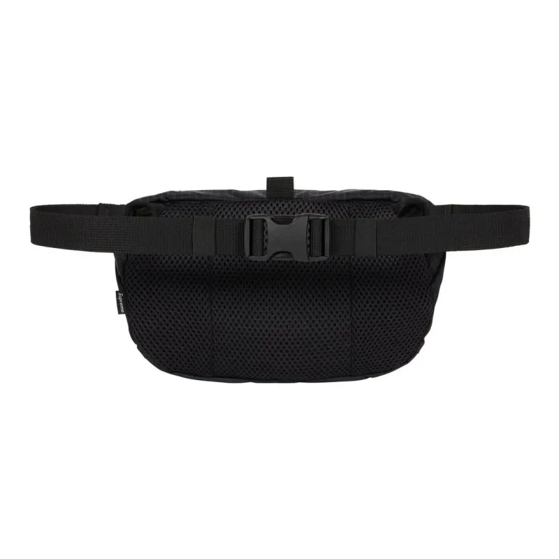 Supreme Waterproof Nylon Crossbody Bag, Fanny Pack Unisex Black-4