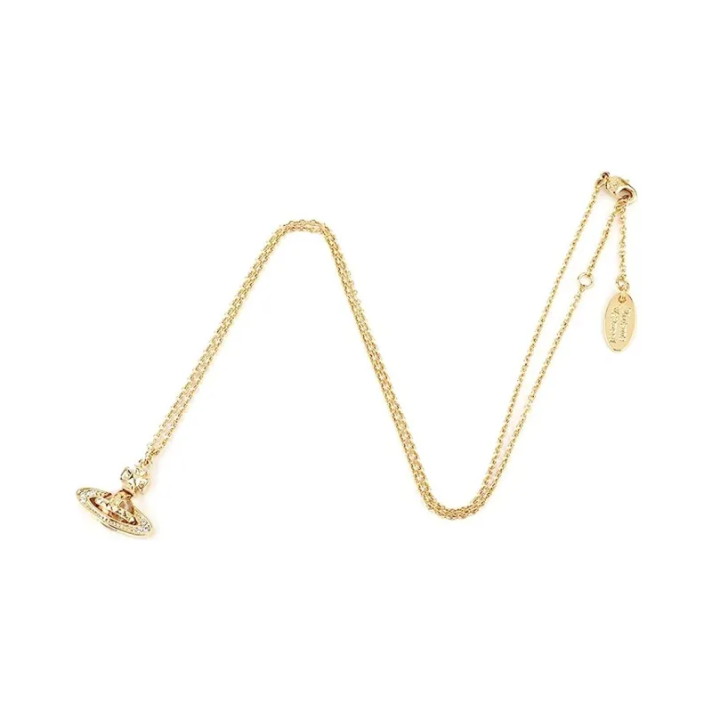 Vivienne Westwood Brass Necklaces Unisex Gold-2