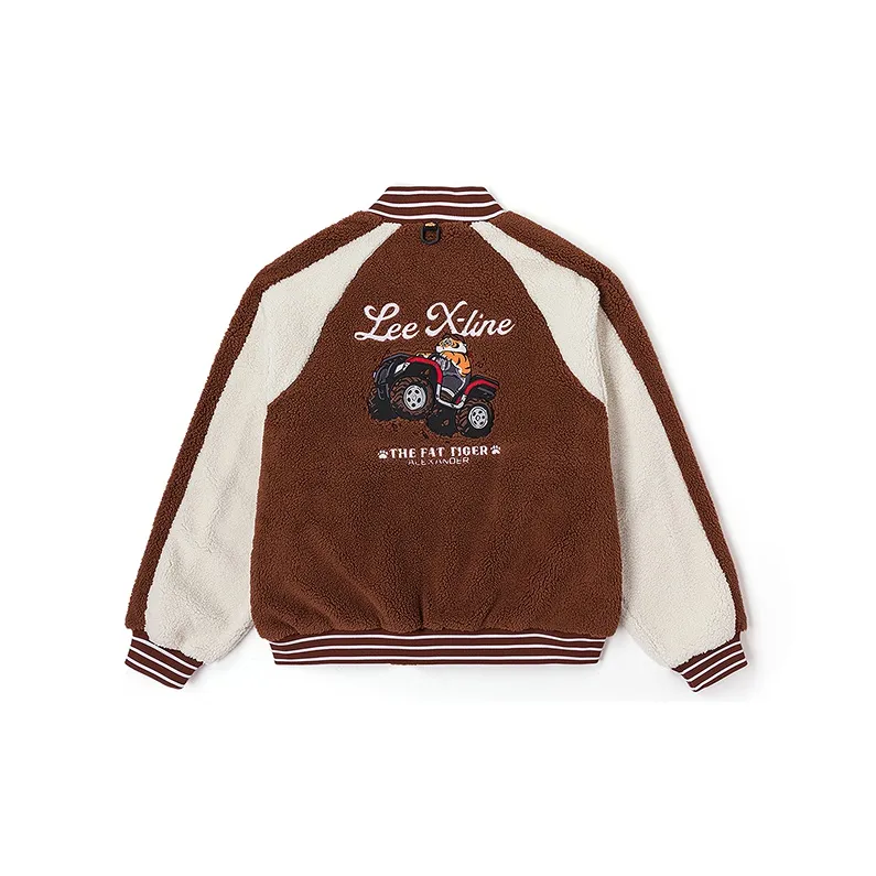 Lee Puffer Jackets Unisex Brown-1