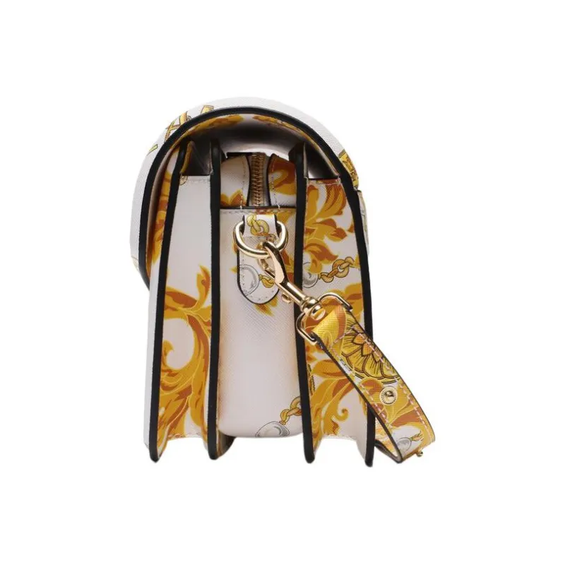 VERSACE JEANS COUTURE Polyurethane Shoulder Bag, Crossbody Bag, Handbag Women's White-2