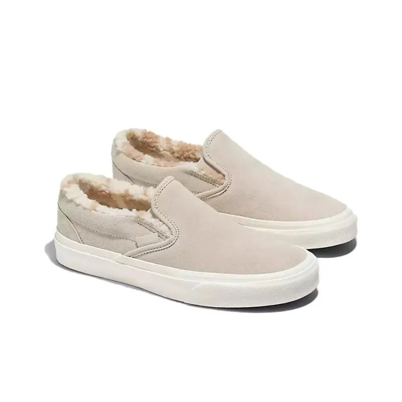 Vans Classic Slip On Cozy Hug Sherpa 'Beige'-2