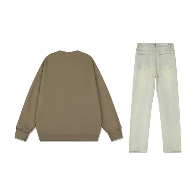SWAMP AREA Sweatshirt Sets Unisex-12