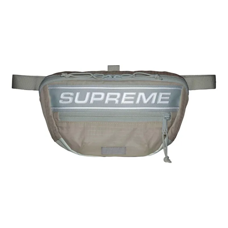 Supreme Nylon Crossbody Bag, Fanny Pack Regular Unisex White-2