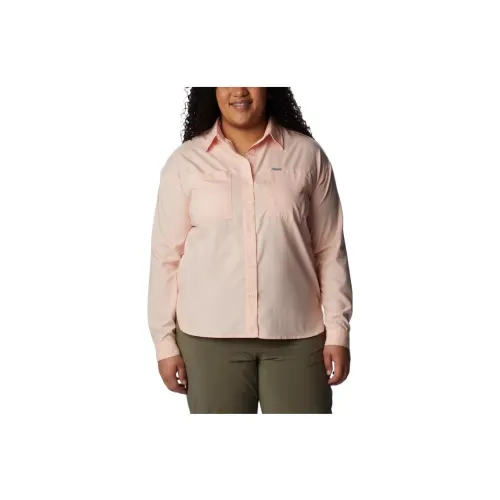 Columbia Silver Ridge Shirts Women's Light Pink