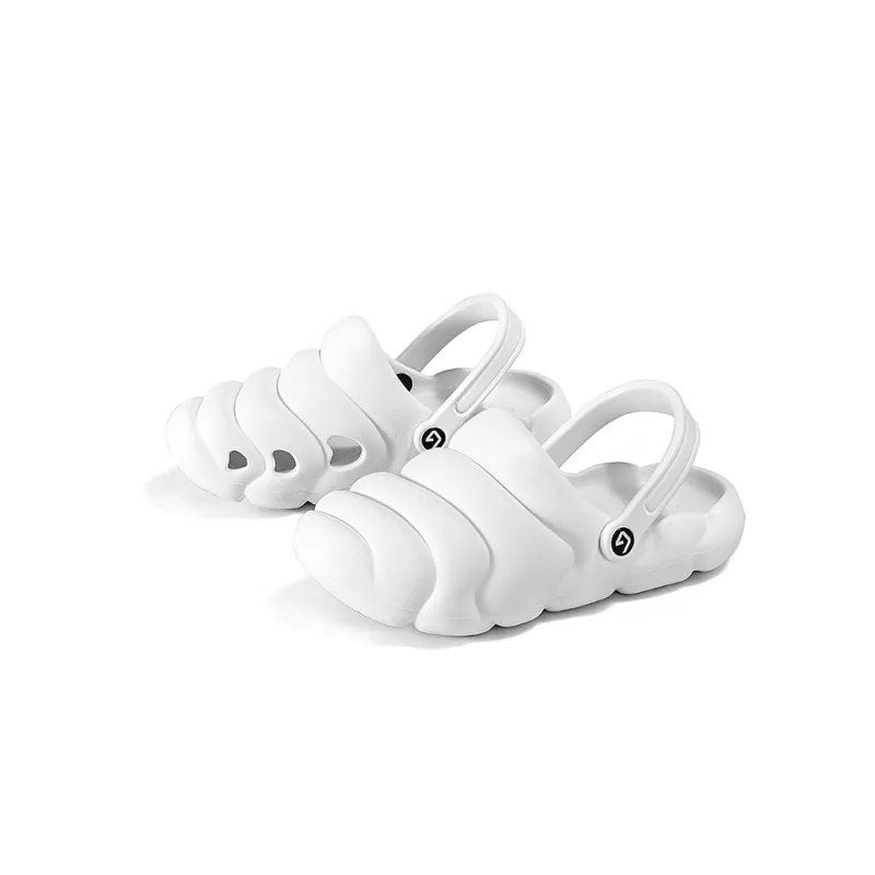 GOTO Donut Beach Sandals Women's Iridescent White-2