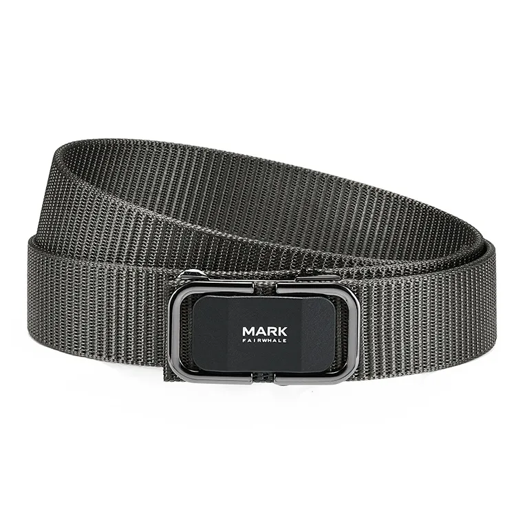 FAIRWHALE Slouchy Design, No Clips Automatic Inward Curling Hair Woven Sports Belts Men's Width 3.4CM-0