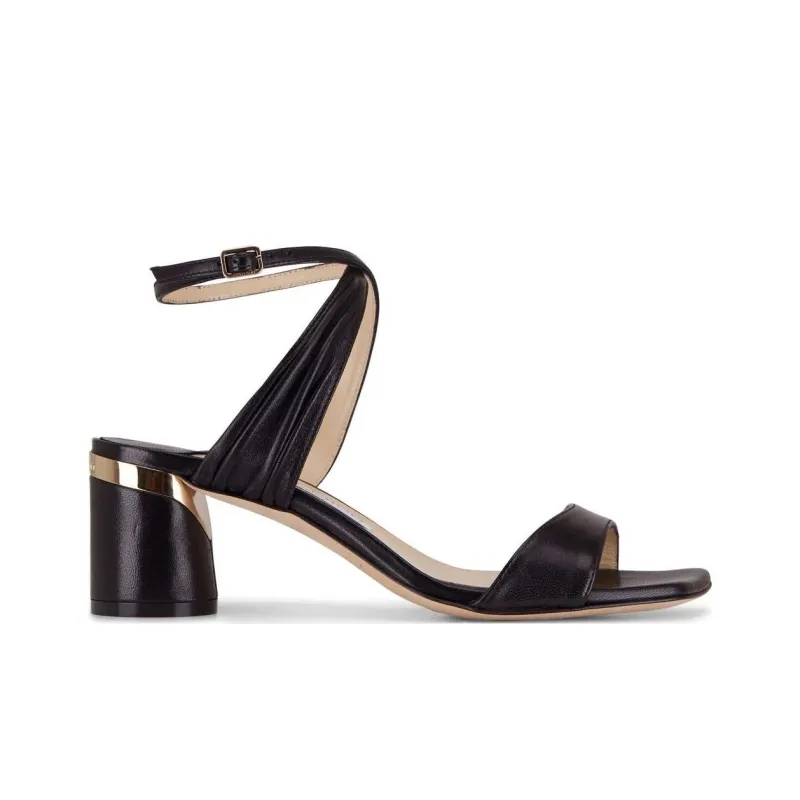 Jimmy Choo Jago Strap Sandals 6cm Women's Black-1