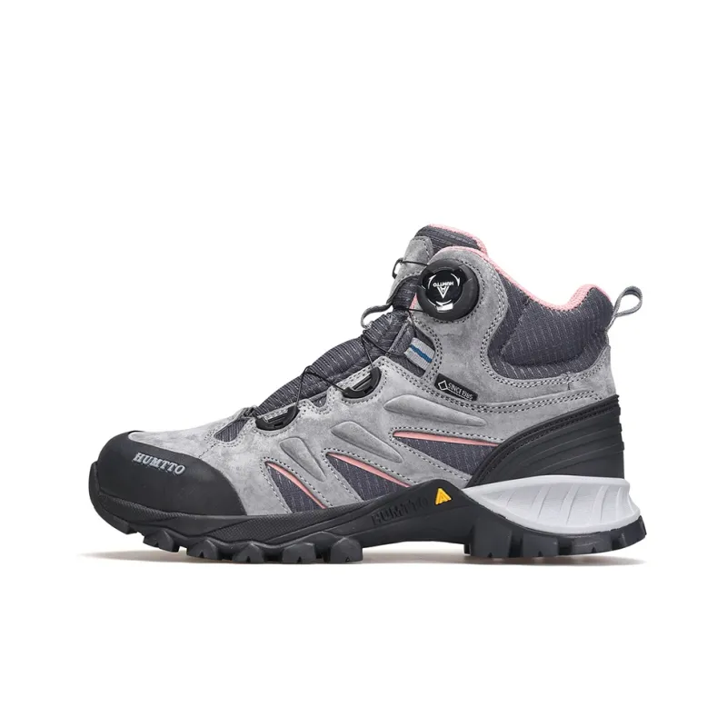 HUMTTO High Top Outdoor Shoes Women's Gray-0
