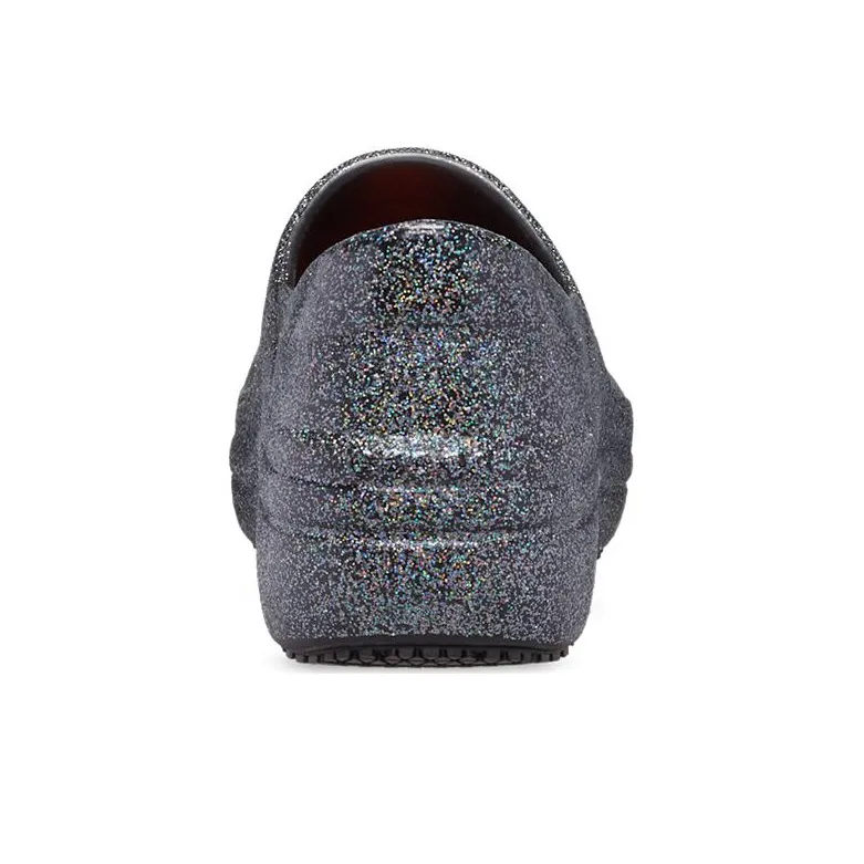 Crocs Neria Pro Li Literide Work Clogs 'Silver Grey' Women's-2