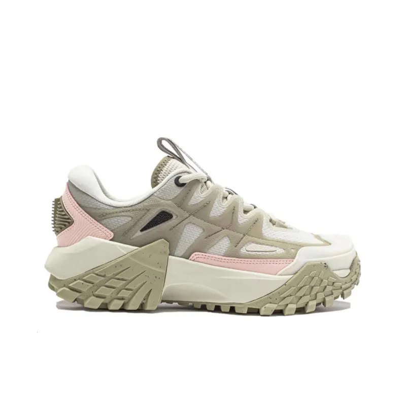 LiNing CF Linchuan FW Cushioned Slip Resistant Abrasion Resistant Low Top Casual Shoes Women's Elm Branch Green-1