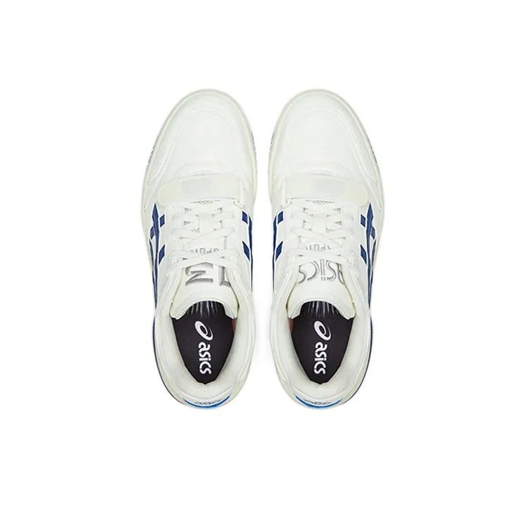 Asics Gel Spotlyte Low V2 Low Top Vintage Basketball Shoes Unisex White Blue-4